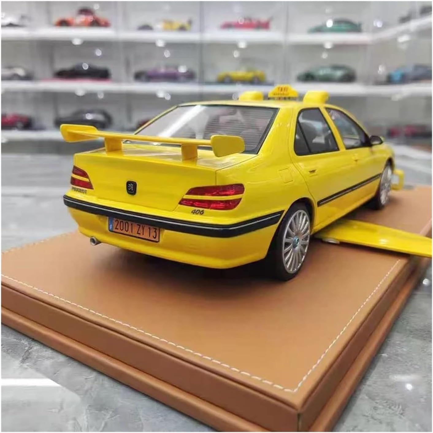 ドット】 樹脂1:18プジョー406タクシー模型静的車モデルホーム